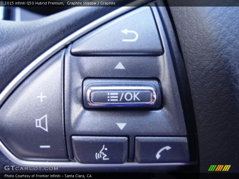 Graphite Shadow / Graphite 2015 Infiniti Q50 Hybrid Premium