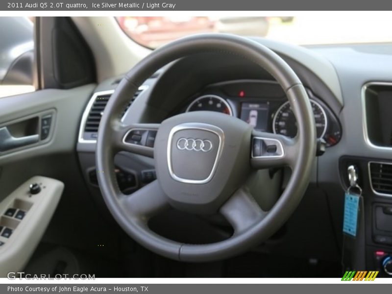 Ice Silver Metallic / Light Gray 2011 Audi Q5 2.0T quattro