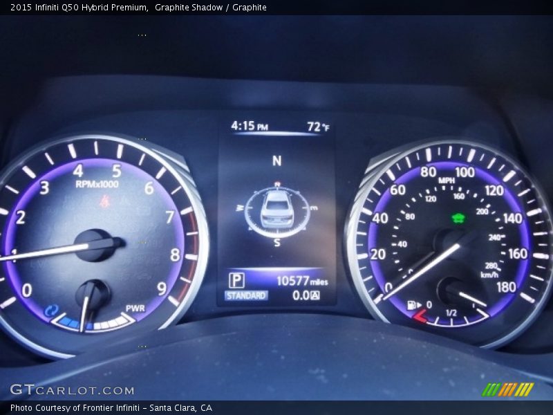 Graphite Shadow / Graphite 2015 Infiniti Q50 Hybrid Premium