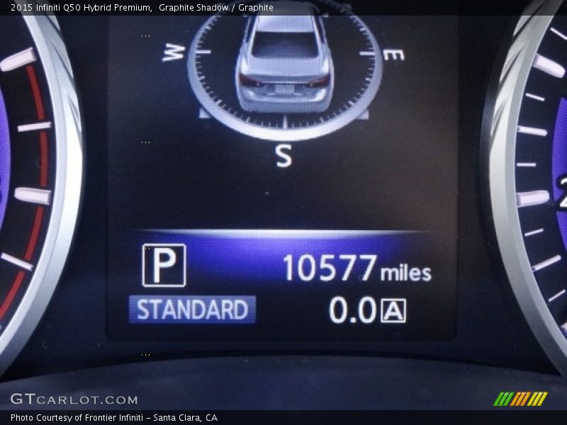 Graphite Shadow / Graphite 2015 Infiniti Q50 Hybrid Premium
