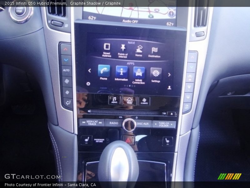 Graphite Shadow / Graphite 2015 Infiniti Q50 Hybrid Premium
