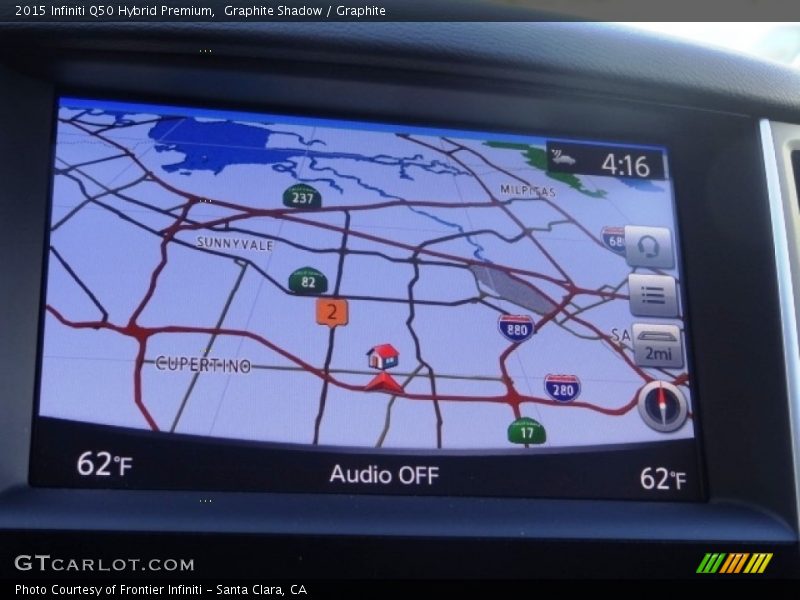 Graphite Shadow / Graphite 2015 Infiniti Q50 Hybrid Premium