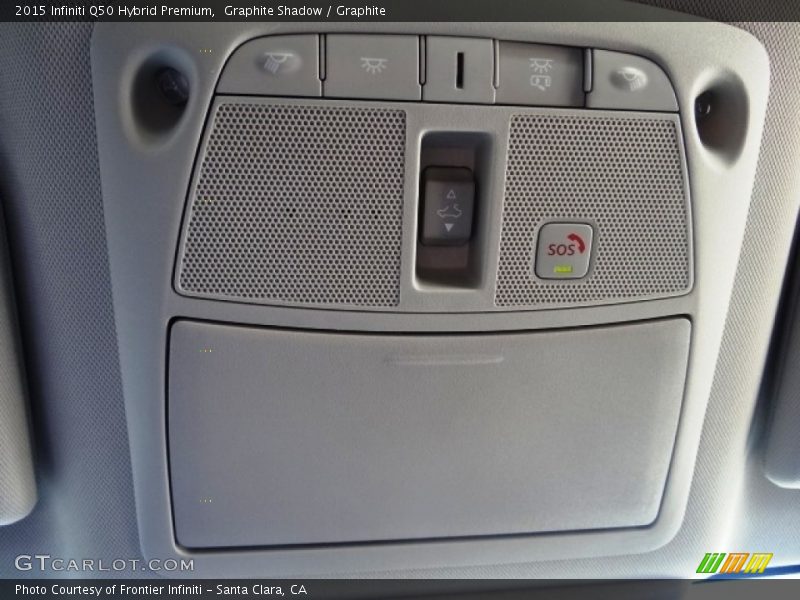 Graphite Shadow / Graphite 2015 Infiniti Q50 Hybrid Premium
