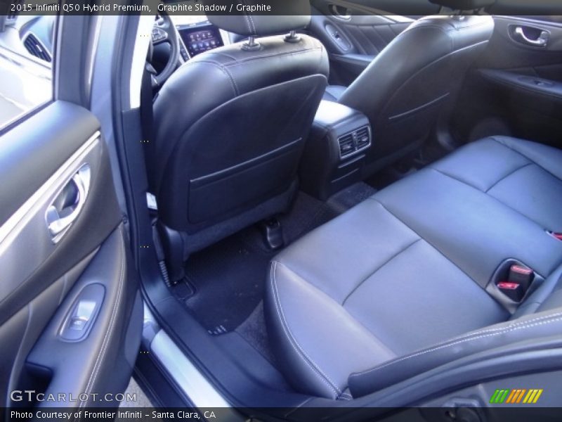 Graphite Shadow / Graphite 2015 Infiniti Q50 Hybrid Premium