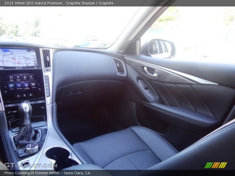 Graphite Shadow / Graphite 2015 Infiniti Q50 Hybrid Premium