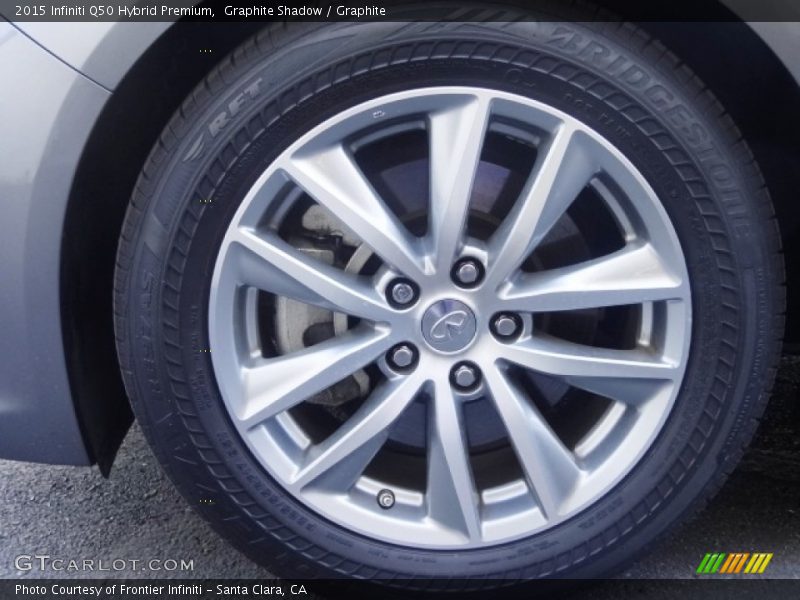 Graphite Shadow / Graphite 2015 Infiniti Q50 Hybrid Premium