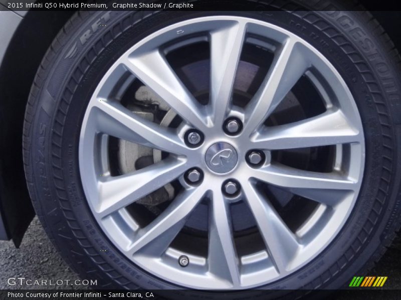 Graphite Shadow / Graphite 2015 Infiniti Q50 Hybrid Premium