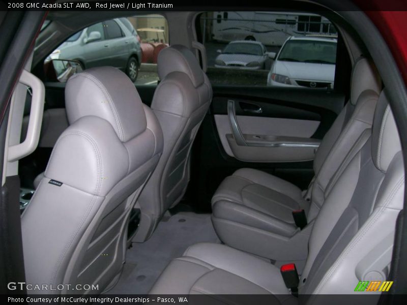Red Jewel / Light Titanium 2008 GMC Acadia SLT AWD