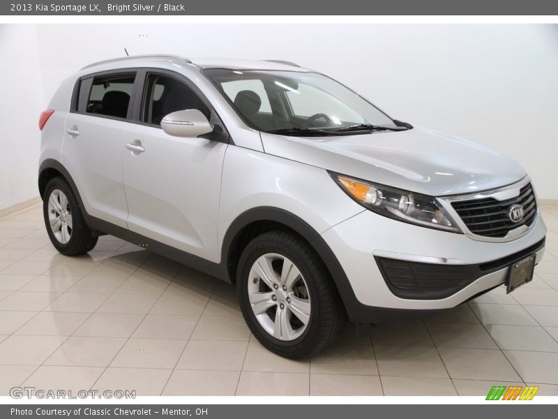 Bright Silver / Black 2013 Kia Sportage LX