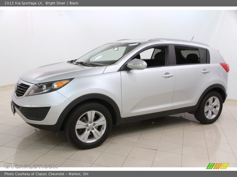Bright Silver / Black 2013 Kia Sportage LX