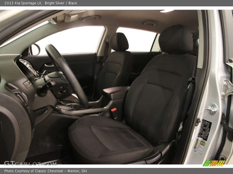 Bright Silver / Black 2013 Kia Sportage LX