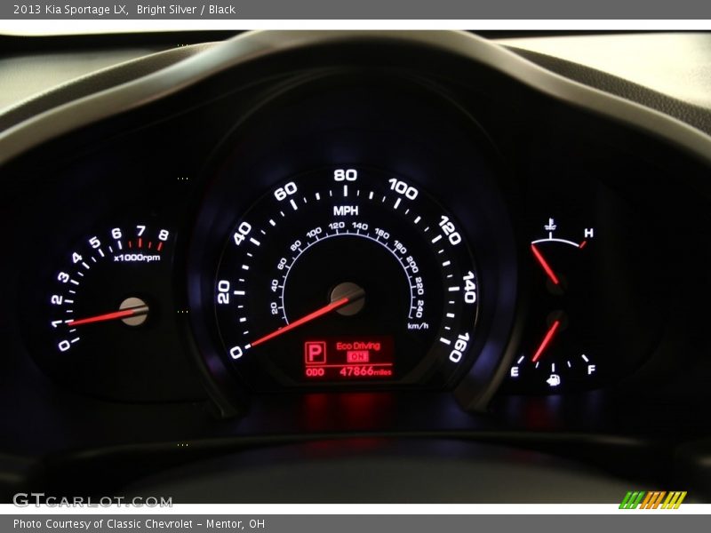 Bright Silver / Black 2013 Kia Sportage LX