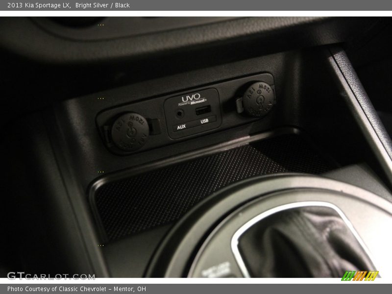 Bright Silver / Black 2013 Kia Sportage LX