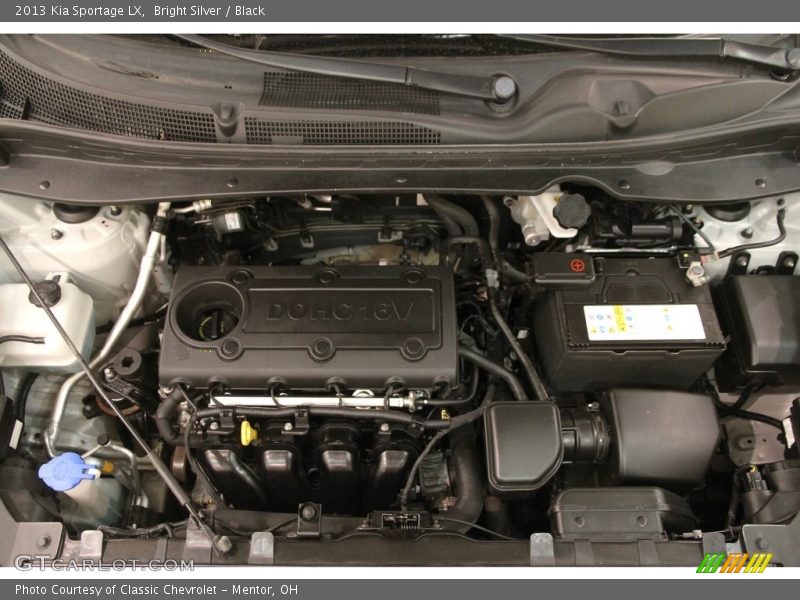 Bright Silver / Black 2013 Kia Sportage LX