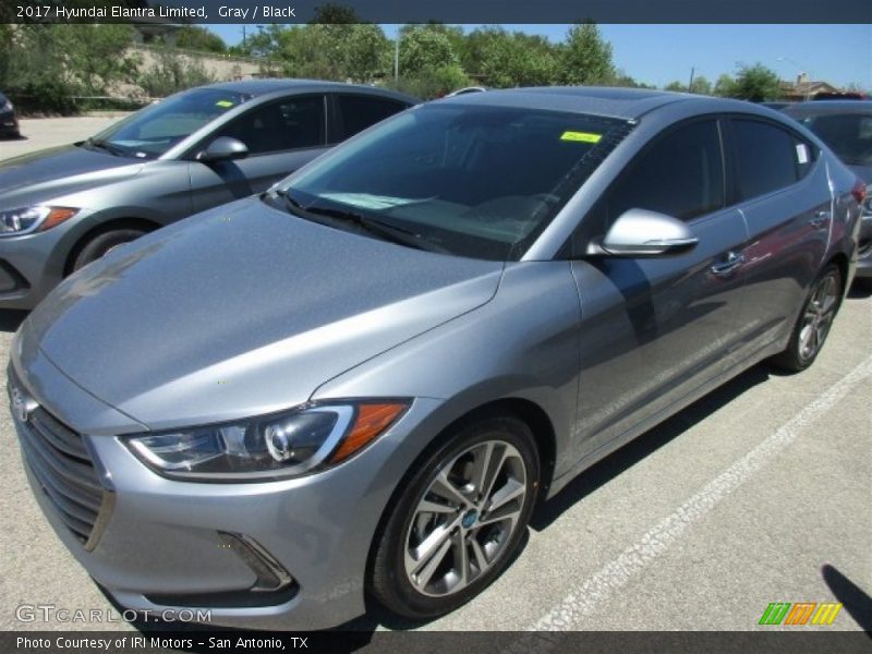 Gray / Black 2017 Hyundai Elantra Limited