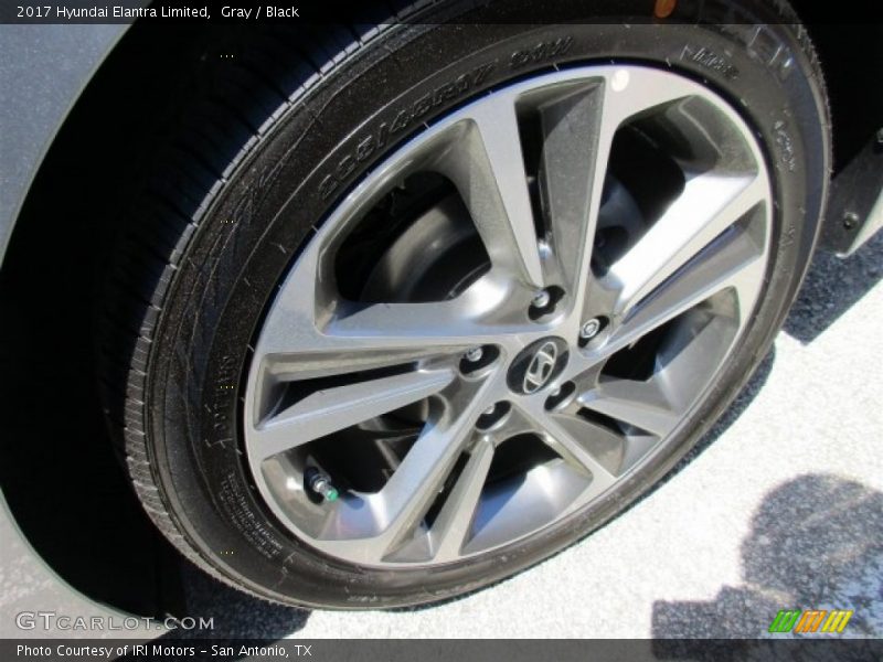 Gray / Black 2017 Hyundai Elantra Limited