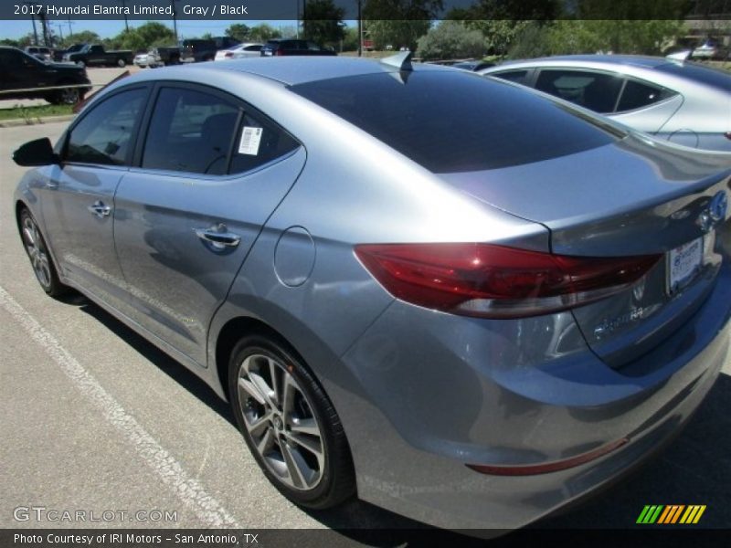 Gray / Black 2017 Hyundai Elantra Limited