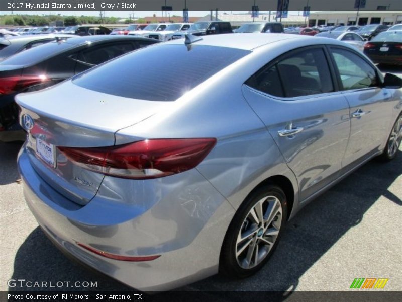 Gray / Black 2017 Hyundai Elantra Limited
