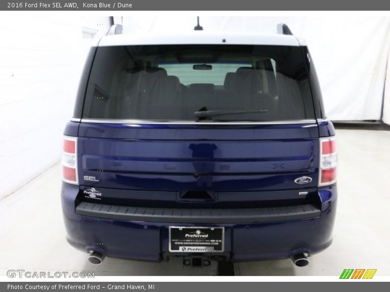 Kona Blue / Dune 2016 Ford Flex SEL AWD