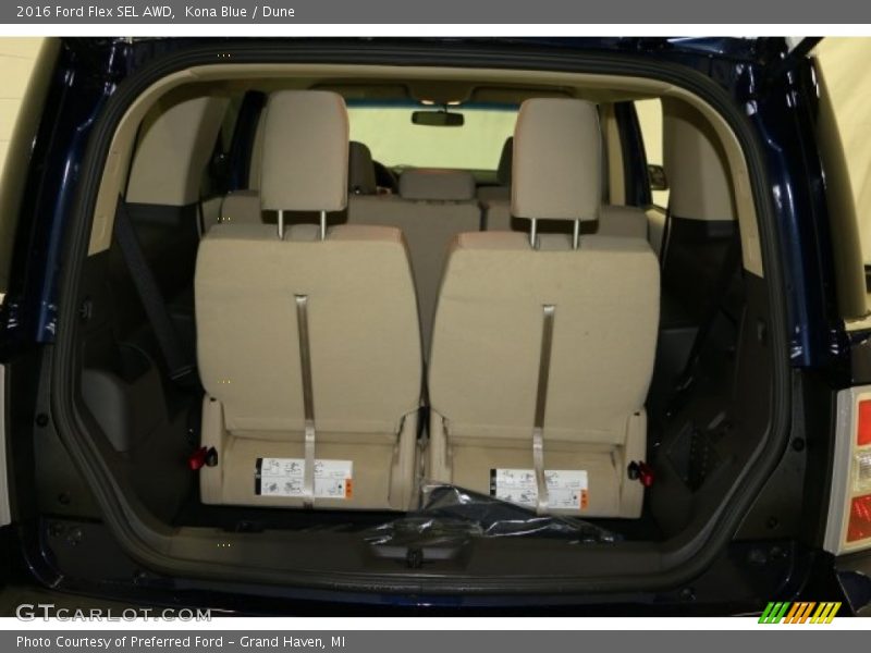 Kona Blue / Dune 2016 Ford Flex SEL AWD