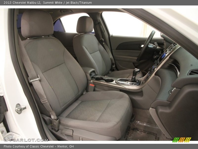Summit White / Jet Black/Titanium 2013 Chevrolet Malibu LS