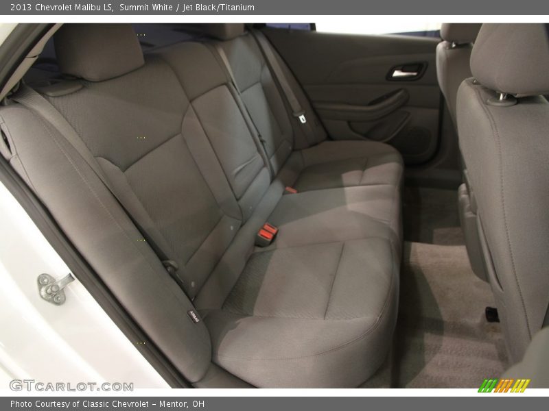 Summit White / Jet Black/Titanium 2013 Chevrolet Malibu LS