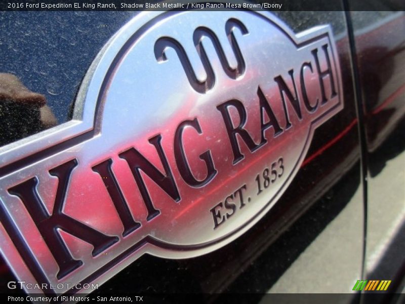 Shadow Black Metallic / King Ranch Mesa Brown/Ebony 2016 Ford Expedition EL King Ranch