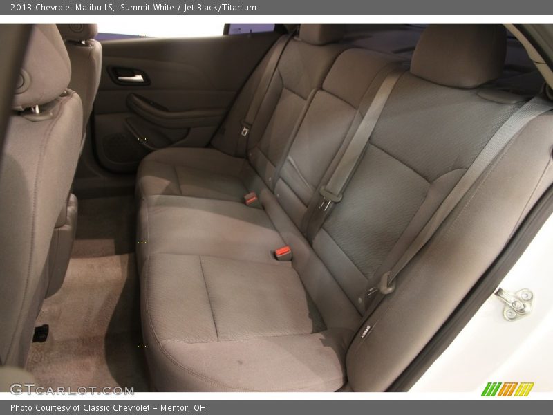 Summit White / Jet Black/Titanium 2013 Chevrolet Malibu LS