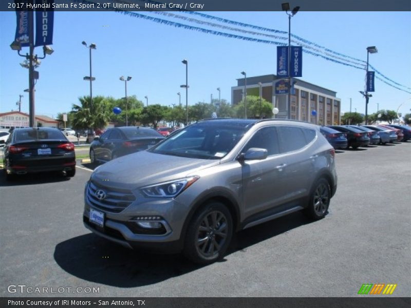 Mineral Gray / Gray 2017 Hyundai Santa Fe Sport 2.0T Ulitimate