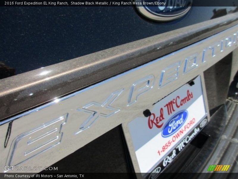 Shadow Black Metallic / King Ranch Mesa Brown/Ebony 2016 Ford Expedition EL King Ranch