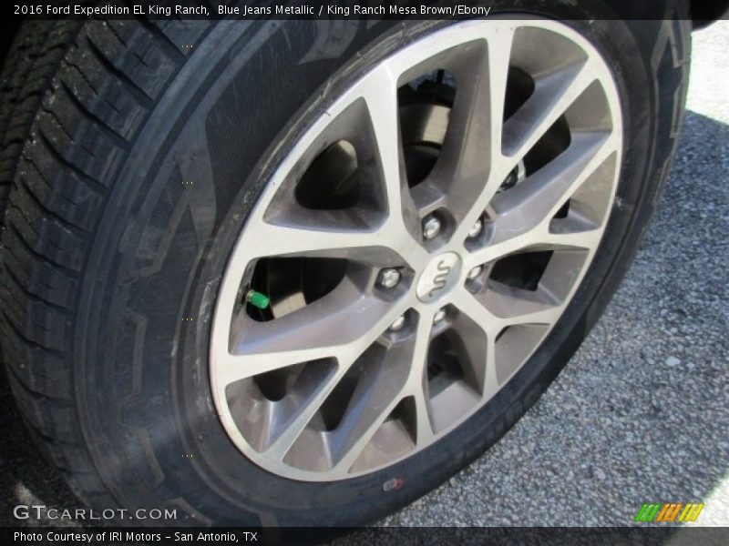 Blue Jeans Metallic / King Ranch Mesa Brown/Ebony 2016 Ford Expedition EL King Ranch