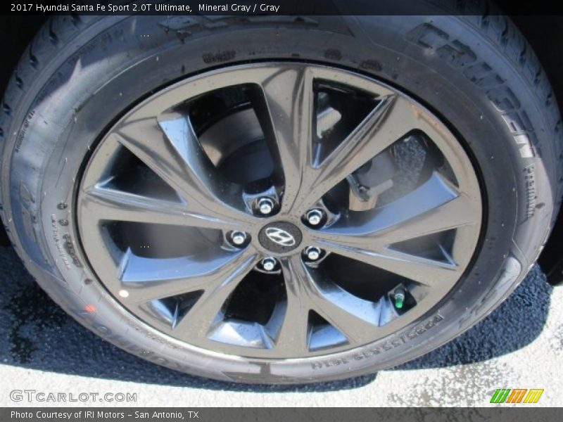Mineral Gray / Gray 2017 Hyundai Santa Fe Sport 2.0T Ulitimate