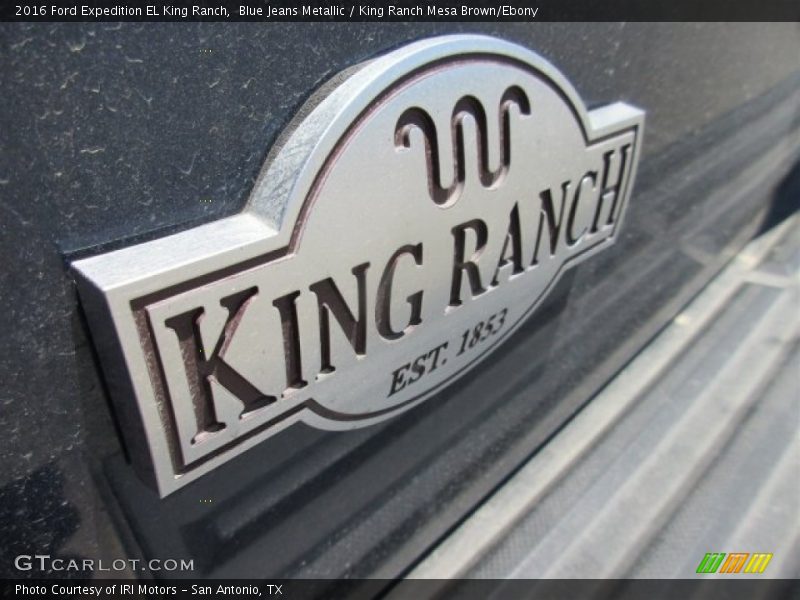 Blue Jeans Metallic / King Ranch Mesa Brown/Ebony 2016 Ford Expedition EL King Ranch