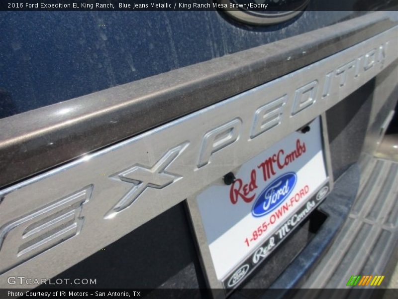 Blue Jeans Metallic / King Ranch Mesa Brown/Ebony 2016 Ford Expedition EL King Ranch