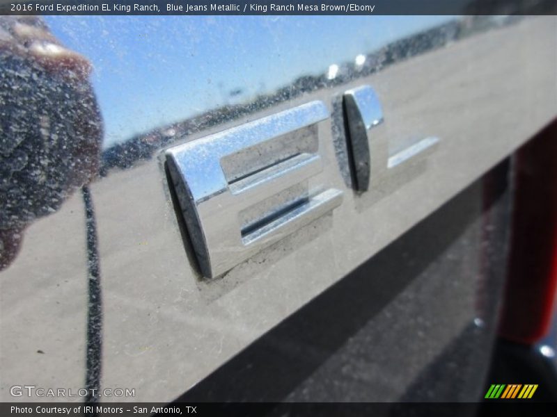 Blue Jeans Metallic / King Ranch Mesa Brown/Ebony 2016 Ford Expedition EL King Ranch
