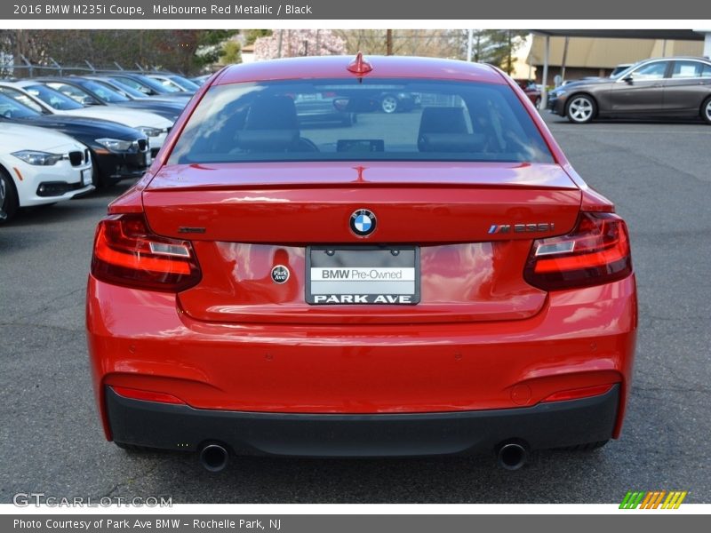 Melbourne Red Metallic / Black 2016 BMW M235i Coupe