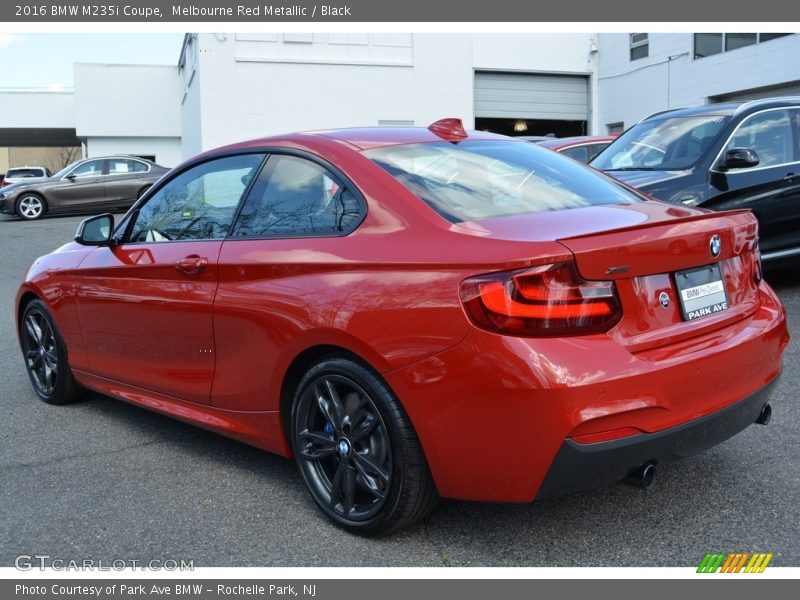 Melbourne Red Metallic / Black 2016 BMW M235i Coupe