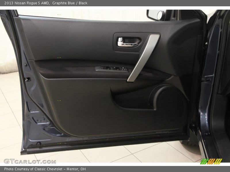 Graphite Blue / Black 2013 Nissan Rogue S AWD