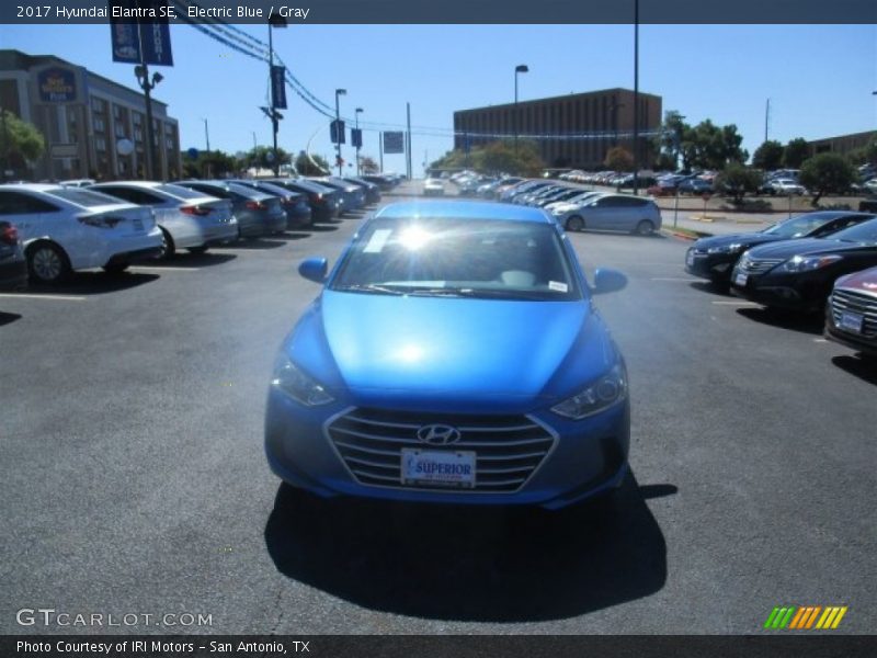 Electric Blue / Gray 2017 Hyundai Elantra SE