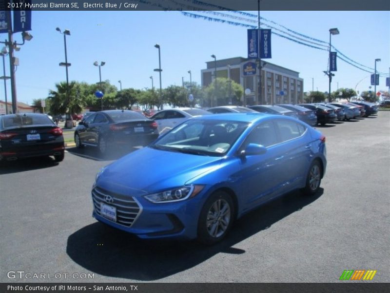 Electric Blue / Gray 2017 Hyundai Elantra SE