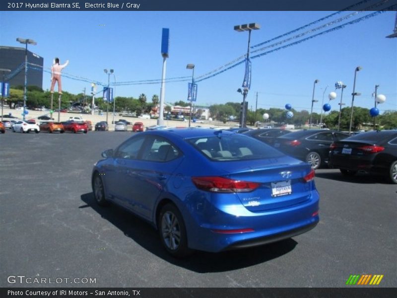 Electric Blue / Gray 2017 Hyundai Elantra SE