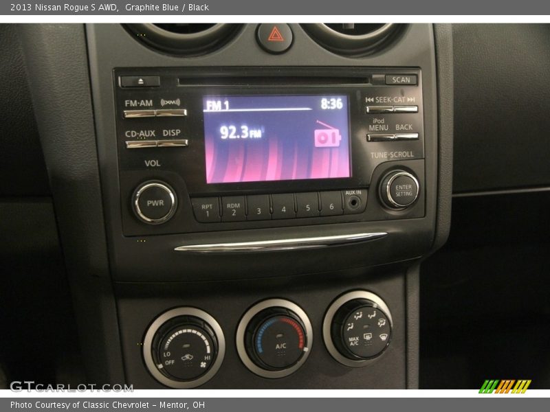 Graphite Blue / Black 2013 Nissan Rogue S AWD