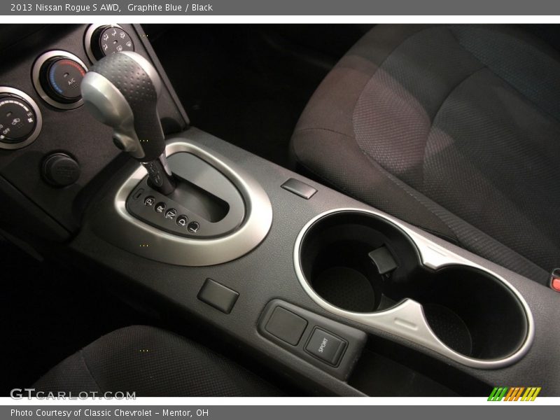 Graphite Blue / Black 2013 Nissan Rogue S AWD