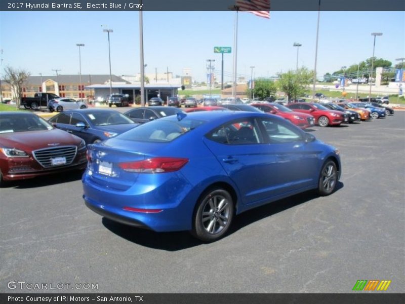 Electric Blue / Gray 2017 Hyundai Elantra SE