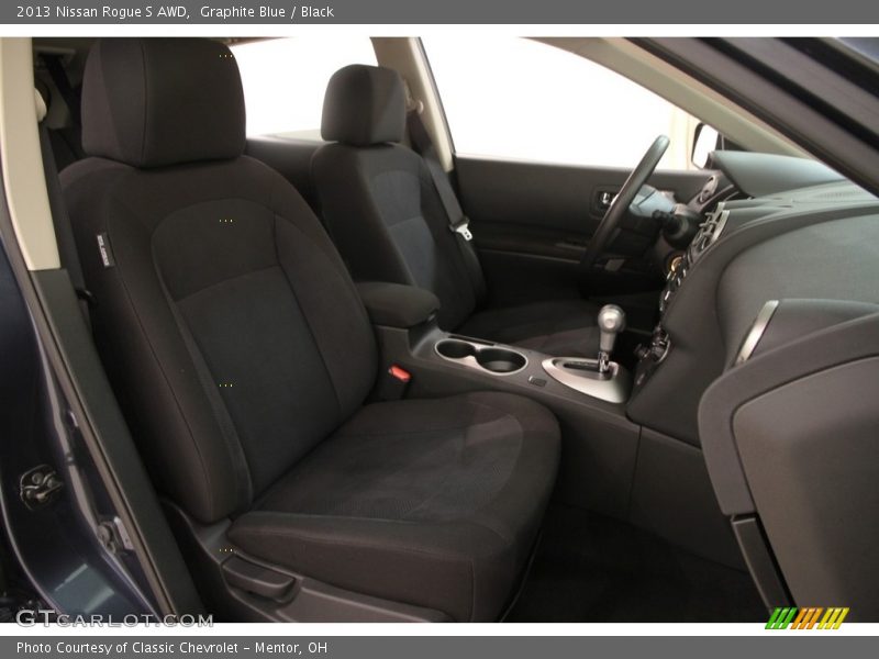 Graphite Blue / Black 2013 Nissan Rogue S AWD