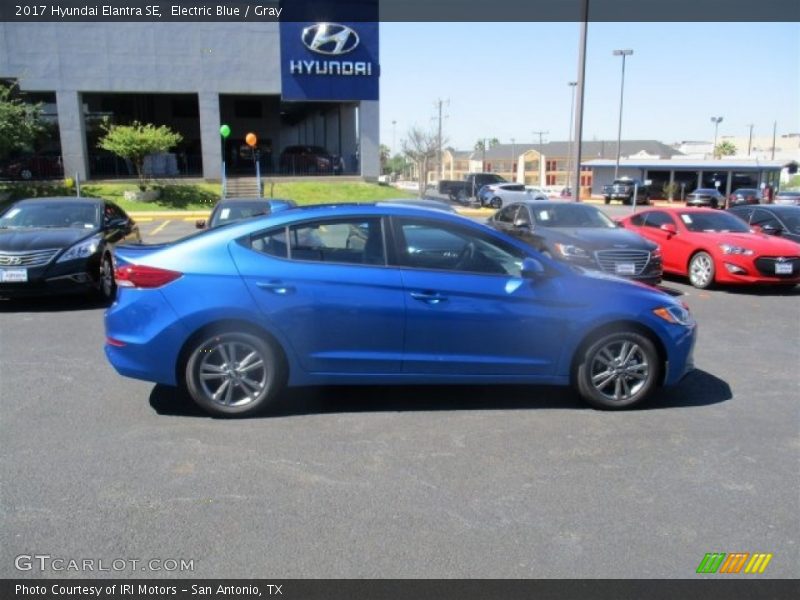 Electric Blue / Gray 2017 Hyundai Elantra SE