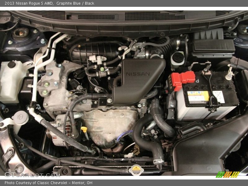 Graphite Blue / Black 2013 Nissan Rogue S AWD