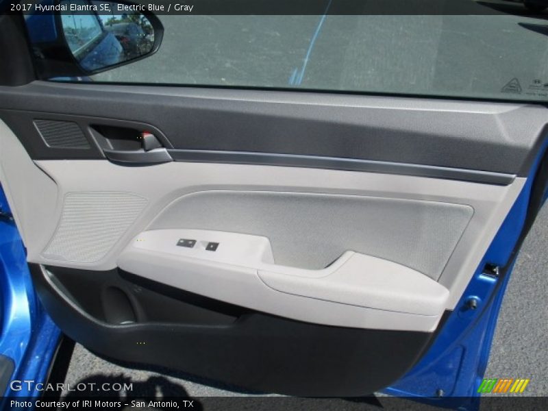Electric Blue / Gray 2017 Hyundai Elantra SE