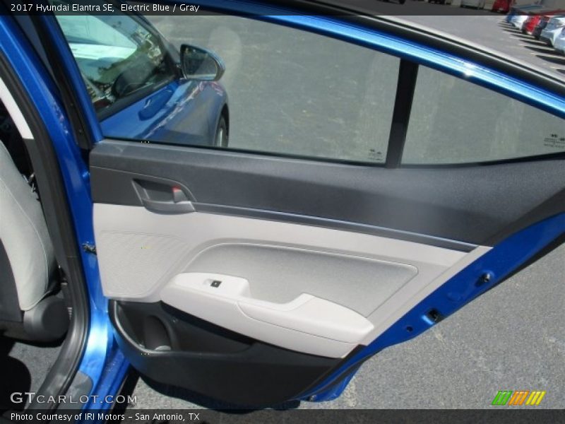 Electric Blue / Gray 2017 Hyundai Elantra SE