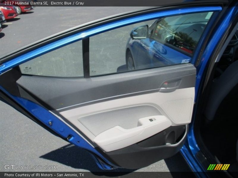 Electric Blue / Gray 2017 Hyundai Elantra SE